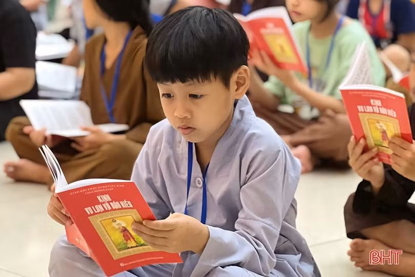 “Ươm mầm thiện hạnh” cho trẻ em Hà Tĩnh từ khóa tu mùa hè