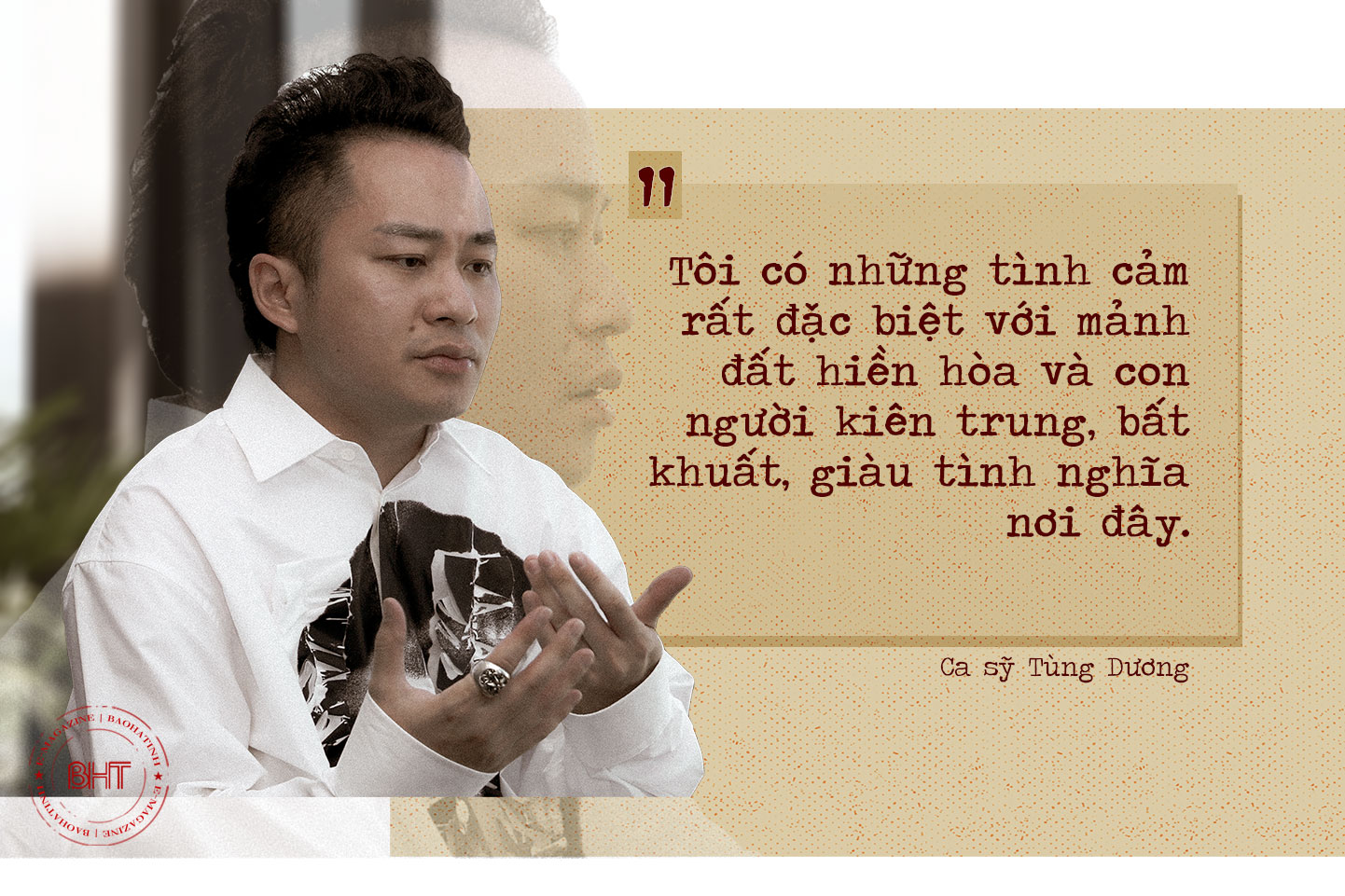 Tôi đã hát về Hà Tĩnh bằng sự yêu thương và bằng niềm tin sẽ được yêu thương