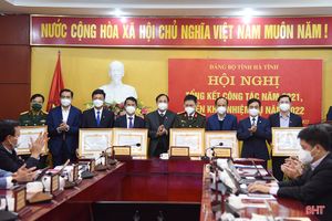 Hà Tĩnh khen thưởng 56 tổ chức Đảng hoàn thành xuất sắc nhiệm vụ năm 2021