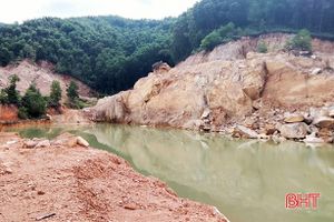 50 mỏ khoáng sản ở Hà Tĩnh hết thời hạn khai thác nhưng không làm thủ tục đóng cửa mỏ