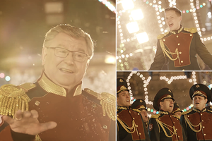 Bản cover ca khúc Giáng sinh đầy sôi động của Vệ binh Quốc gia Nga