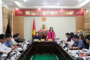 Tập trung hoàn thiện các dự thảo nghị quyết thuộc lĩnh vực TN&MT trình Kỳ họp thứ 11 - HĐND tỉnh Hà Tĩnh