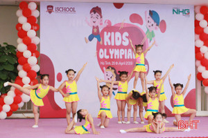 Học sinh mầm non iSchool Hà Tĩnh sôi động với “Kids Olympiad 2019"