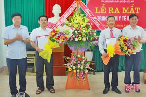 Công bố quyết định thành lập Trung tâm Y tế huyện Lộc Hà