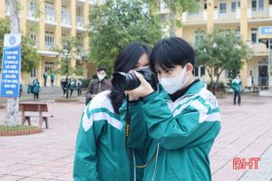 Tập làm “phóng viên” trong trường học ở Hà Tĩnh