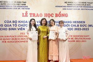 3 sinh viên Hà Tĩnh nhận học bổng của CHLB Đức