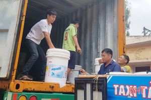 56 tấn hóa chất aquafit clorin phục vụ xử lý môi trường thủy sản ở Hà Tĩnh