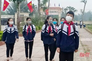 Chưa trường học nào ở Hà Tĩnh cho học sinh nghỉ học tránh rét