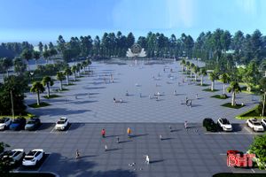 Đầu tư hơn 60 tỷ đồng xây dựng Quảng trường thị xã Hồng Lĩnh