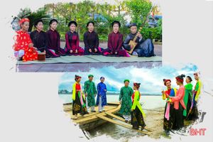 Người dân Hương Sơn được đào tạo trung cấp nghệ thuật biểu diễn dân ca