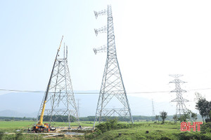 Phấn đấu bàn giao mặt bằng dự án đường dây 500 kV Nhiệt điện Quảng Trạch - Vũng Áng trong tháng 5/2021