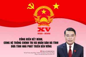 Cống hiến hết mình, cùng hệ thống chính trị và Nhân dân Hà Tĩnh đưa tỉnh nhà phát triển bền vững