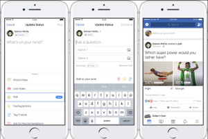 Facebook chính thức cho người dùng sử dụng tính năng tạo poll