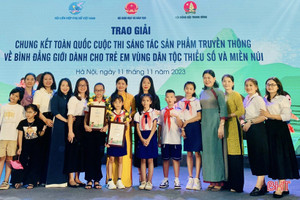 Học sinh Hà Tĩnh giành 2 giải Cuộc thi sáng tác sản phẩm truyền thông về bình đẳng giới