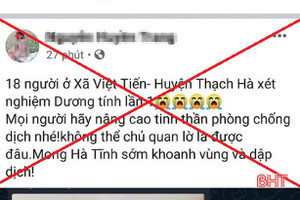 Phát tán thông tin cá nhân về bệnh nhân Covid-19 là vi phạm pháp luật!