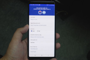 Triển khai ứng dụng phần mềm khai báo y tế toàn dân để phòng chống Covid-19