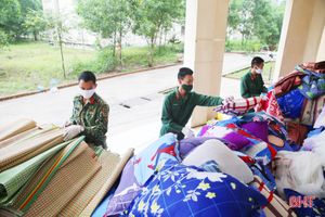 Thầm lặng làm sạch khu cách ly sau khi bàn giao 563 công dân ở Đại học Hà Tĩnh