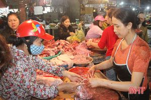 Thiếu hụt nguồn cung, thịt lợn tại chợ dân sinh ở Hà Tĩnh liên tục “nhảy” giá