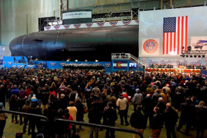 Mỹ hạ thủy tàu ngầm tấn công mới lớp Virginia USS Colorado