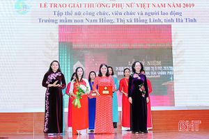 Giải thưởng Phụ nữ Việt Nam tạo động lực mới cho trường mầm non ở thị xã phía Bắc Hà Tĩnh