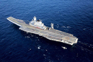 Ảnh: Tàu sân bay chủ lực INS Vikramaditya của Hải quân Ấn Độ