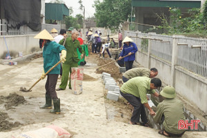 Tiếp sức cùng Song Lộc đạt chuẩn NTM trước khi sáp nhập xã