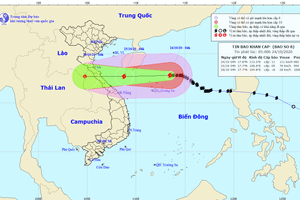 Bão số 8 cách Hoàng Sa 160km, vùng biển Hà Tĩnh gió mạnh dần lên cấp 7