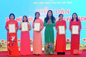 Chia sẻ ý tưởng hỗ trợ phụ nữ Hà Tĩnh khởi nghiệp
