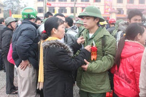 Tưng bừng ngày hội tòng quân