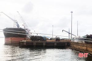 Kim ngạch xuất khẩu dăm gỗ qua cảng Vũng Áng đạt gần 51 triệu USD