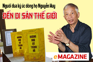 Người đưa ký ức dòng họ Nguyễn Huy đến di sản thế giới