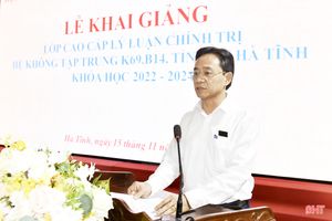 56 học viên tham gia lớp Cao cấp Lý luận chính trị, khoá 2022-2024