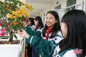 Truyền cảm hứng, tạo nụ cười trong “Trường học hạnh phúc” ở TP Hà Tĩnh
