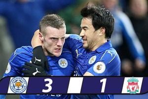 Không Ranieri, Leicester dễ dàng đánh bại Liverpool