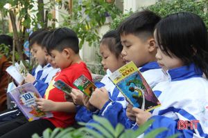 Hơn 1.400 phụ huynh, học sinh Nghi Xuân tham gia ngày hội đọc sách