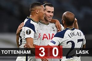 Kết quả Tottenham 3-0 LASK: Vinicius làm lu mờ cả Bale