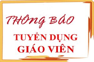 Tuyển dụng 42 chỉ tiêu giáo viên mầm non và tiểu học