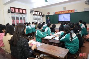 Bộ sách giáo khoa Cánh Diều liên tục được thực nghiệm tại Hà Tĩnh
