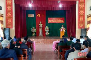 Hương Khê công bố nghị quyết thành lập xã mới Điền Mỹ