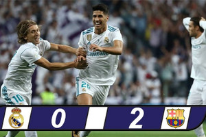 Không Ronaldo, Real vẫn đập nát Barca bằng siêu phẩm của Asensio