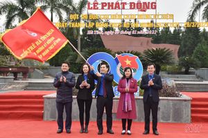 Tuổi trẻ Hà Tĩnh phát động thi đua Kỷ niệm 90 năm Ngày thành lập Đoàn