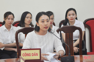 Hà Tĩnh ban hành nội quy tiếp công dân tại Trụ sở Tiếp công dân tỉnh