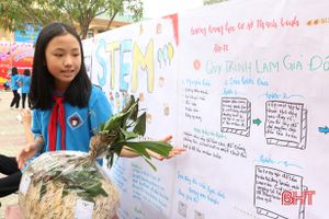 Học sinh TP Hà Tĩnh thích thú trải nghiệm “Ngày hội STEM”