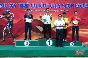 Hà Tĩnh giành 6 huy chương tại Giải Vô địch Muay trẻ quốc gia