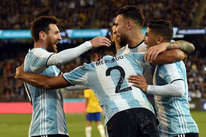 Argentina đánh bại Brazil trong ngày ra mắt HLV Jorge Sampaoli