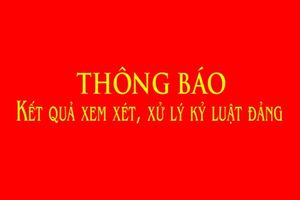 Ủy ban Kiểm tra Tỉnh ủy Hà Tĩnh kỷ luật cảnh cáo nguyên Phó Chủ tịch UBND huyện Nghi Xuân