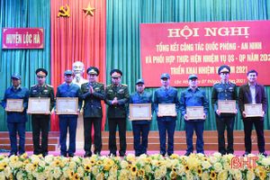 Thạch Hà, Lộc Hà triển khai nhiệm vụ quốc phòng - an ninh năm 2021