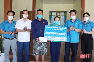 Hỗ trợ 3 “Mái ấm công đoàn” cho đoàn viên khó khăn ở Vũ Quang