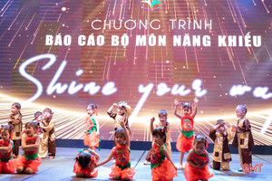 Ấn tượng chương trình “Shine your way” của Trường Mầm non Trung Kiên