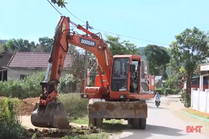 Tăng tốc chặng về đích xây dựng nông thôn mới ở Hương Khê